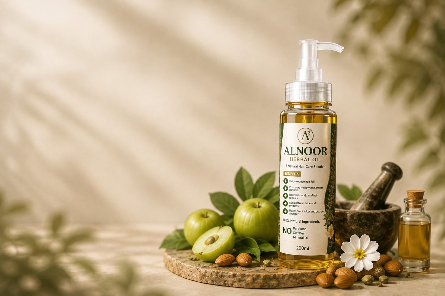 Al Noor Herbal Oil — Nourish Your Hair Naturally